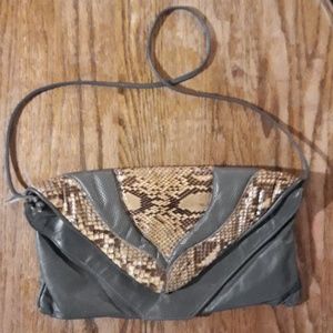 Snake skin purse